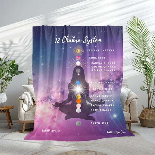 12 Chakra System Sheet and Massage Table Cover