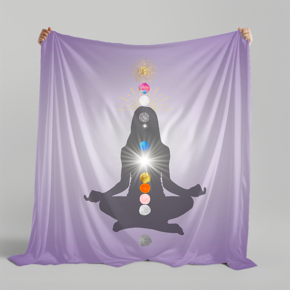 12_Chakra_System_Sheet_and_Massage_Table_Cover Violet