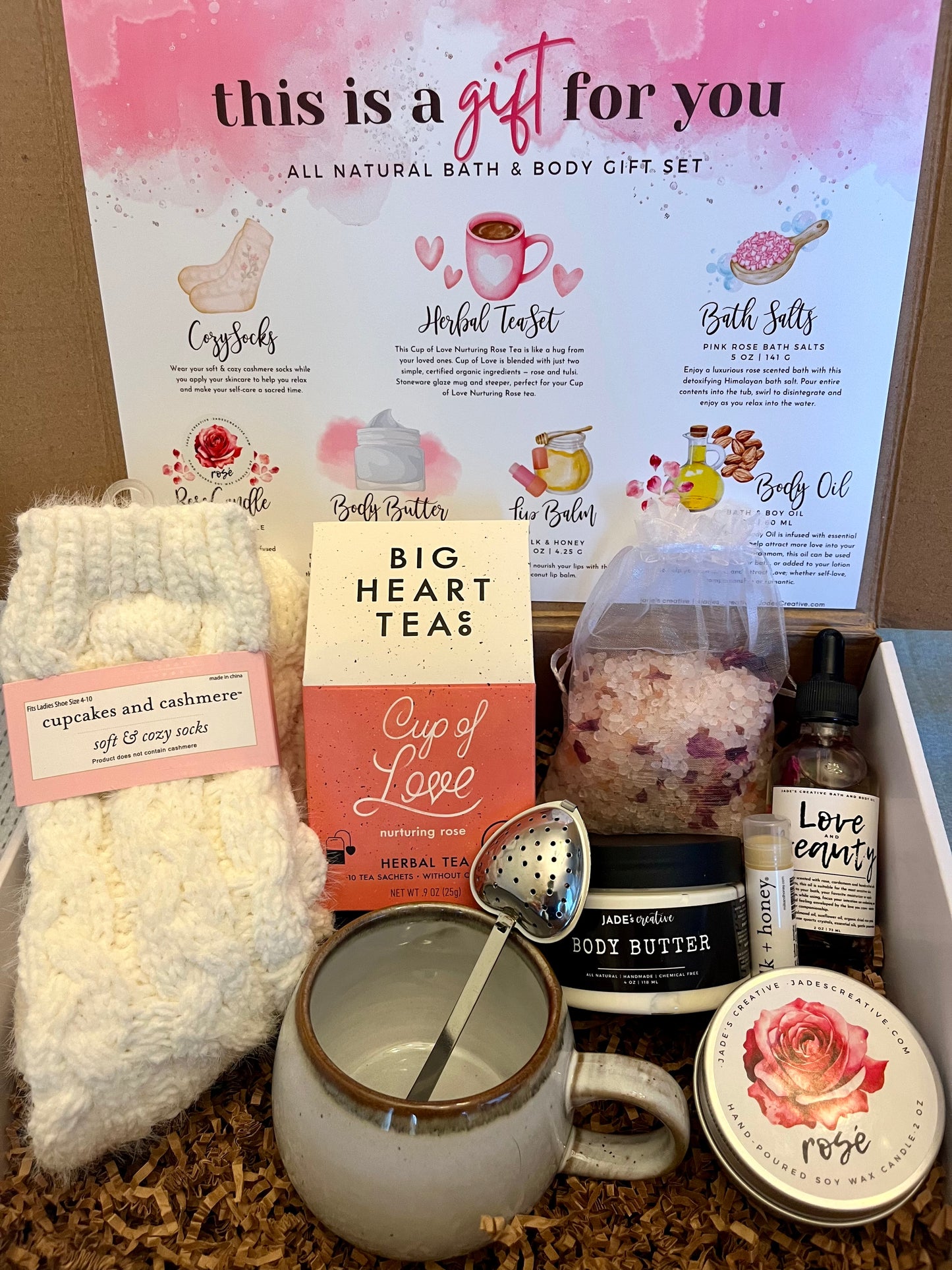 Cozy Self-Care Bath & Body Gift Set