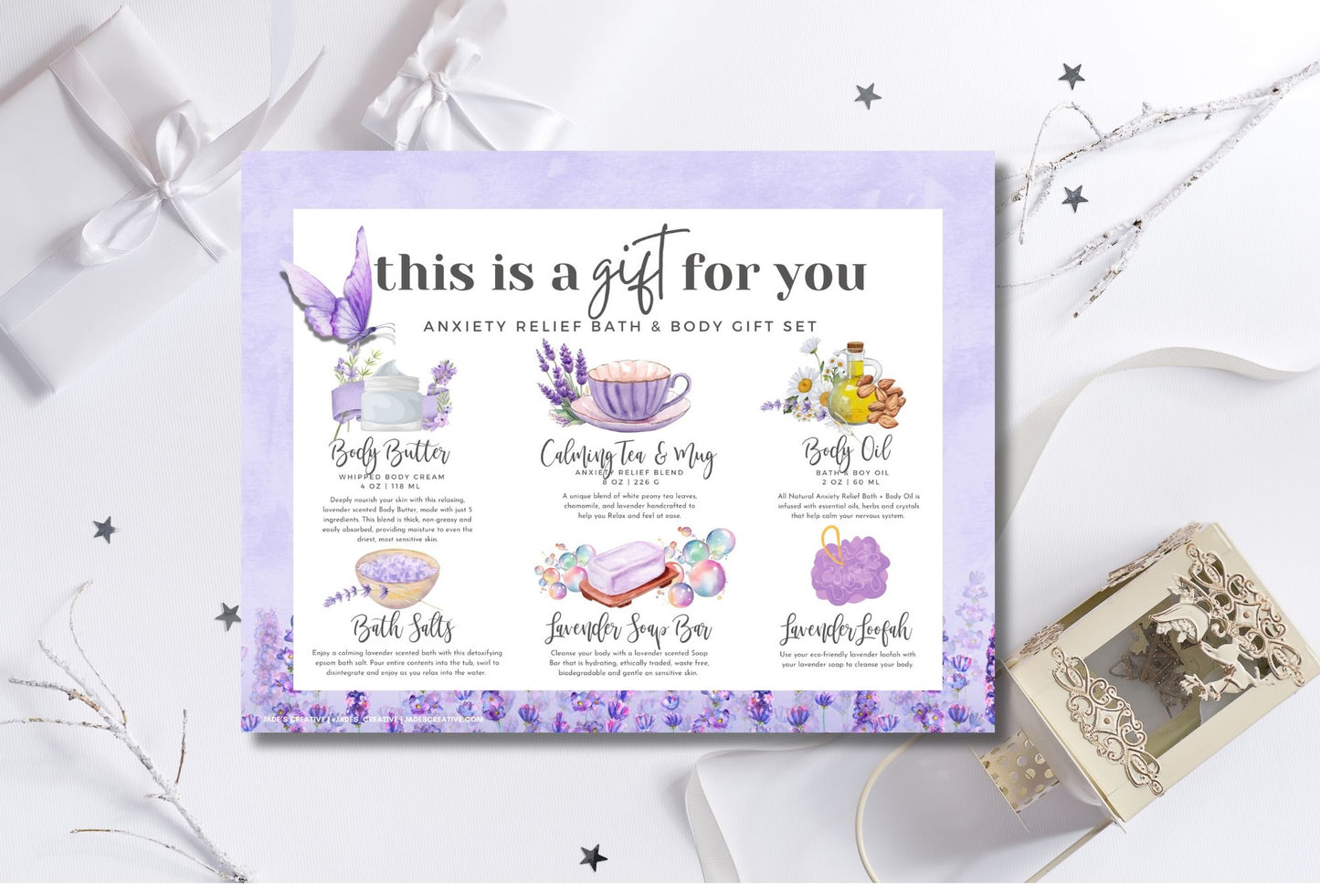 Anxiety Relief Calming Self-Care Gift Box