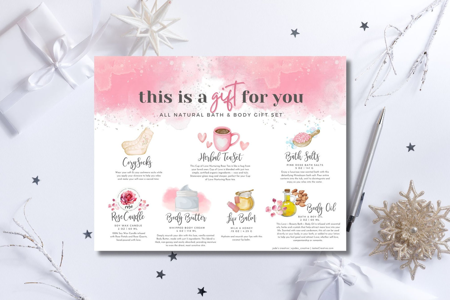 Cozy Self-Care Bath & Body Gift Set