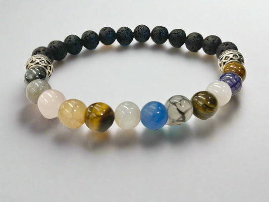 12 Chakra System Beaded Bracelet Ascension Jewelry