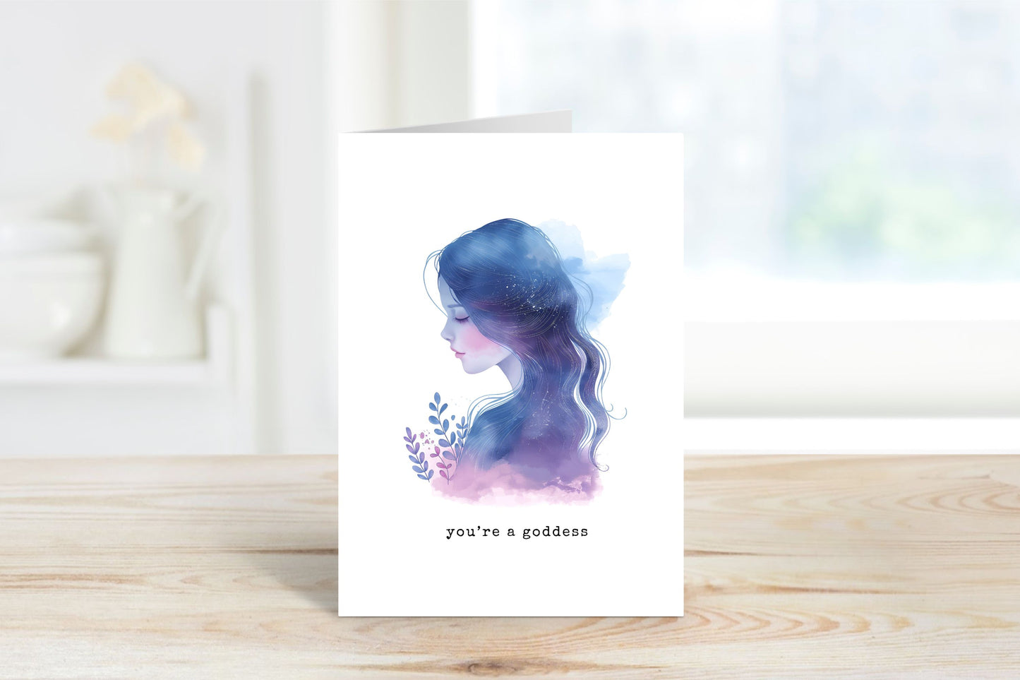 Greeting Card • You're A Goddess