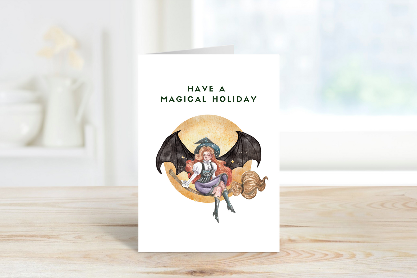 Witchy Holiday Greeting Card Set