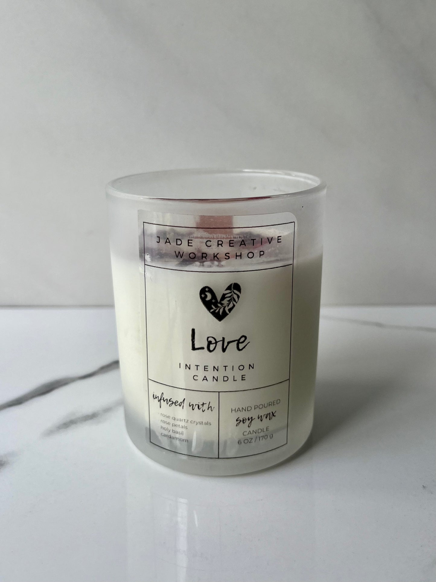 Love Candle, Self Love Candle, Love Spell Candle, Hand Poured Soy Wax Candle